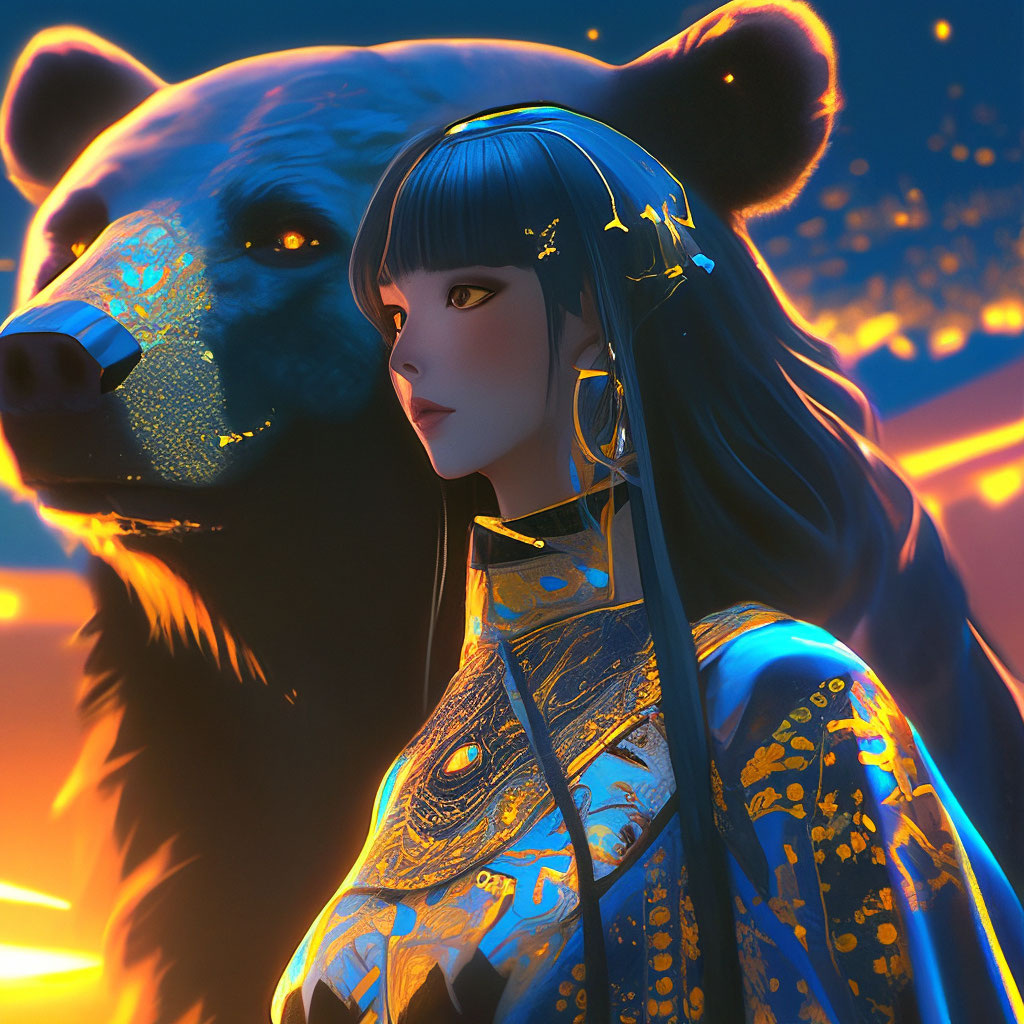 Фантазия на тему женщины-медведицы