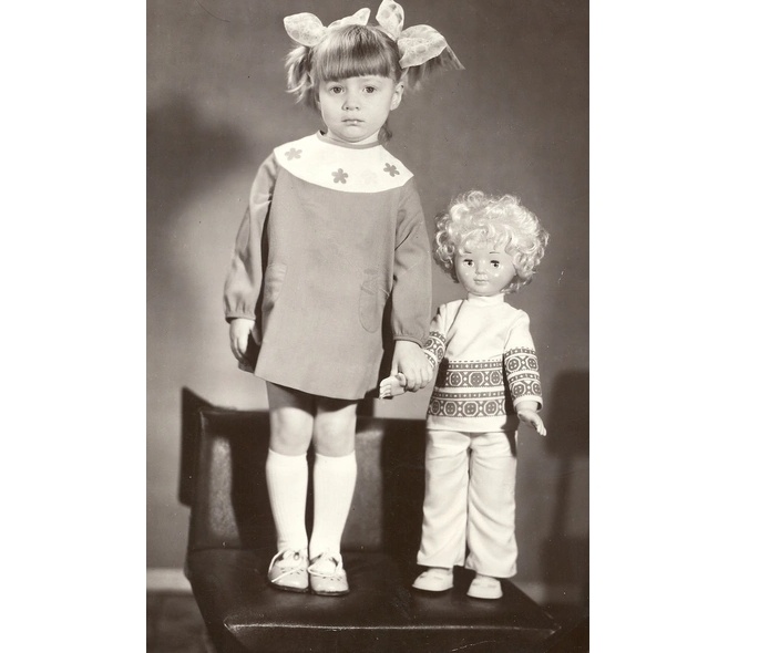 Светлана Пермякова в детстве. 