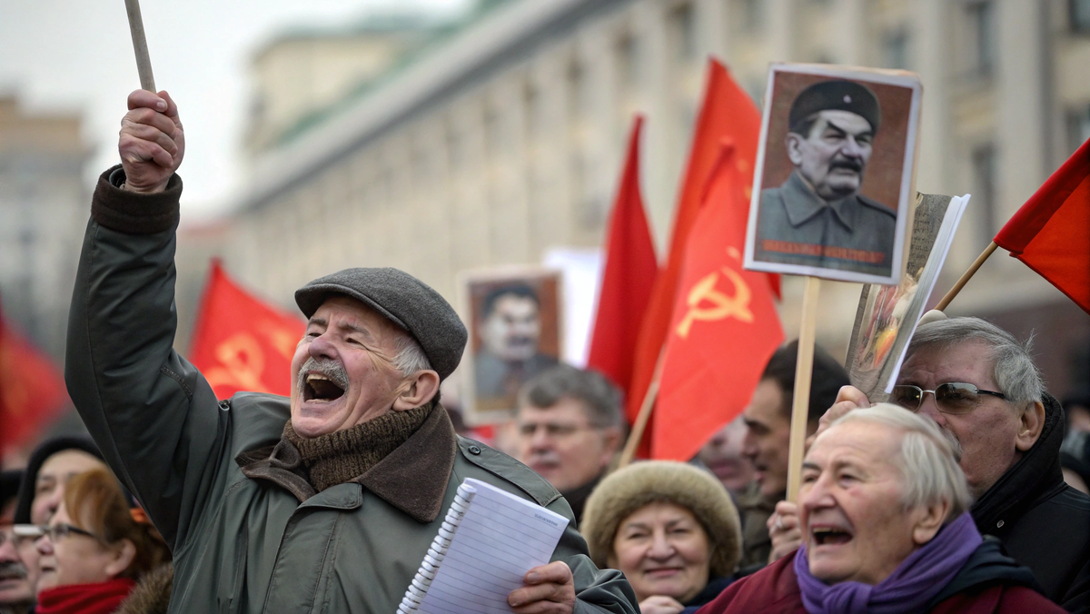 Под статьей немедленно образовался стихийный митинг с лозунгами