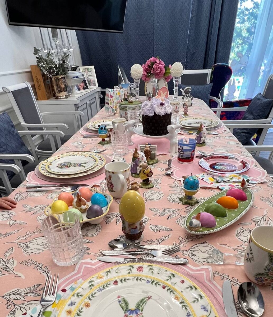 Наш пасхальный стол в 2023 году 