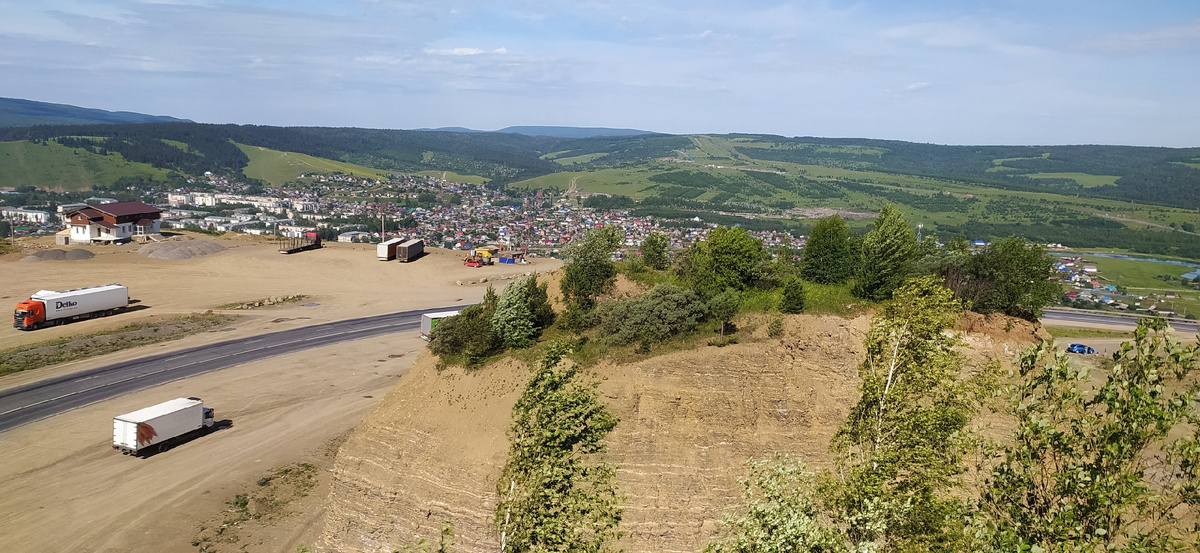 Вид на город Сим