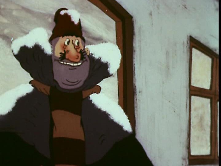 Кадр из мультфильма «Ишь ты, Масленица!», 1985 год, режиссер Роберт Саакянц