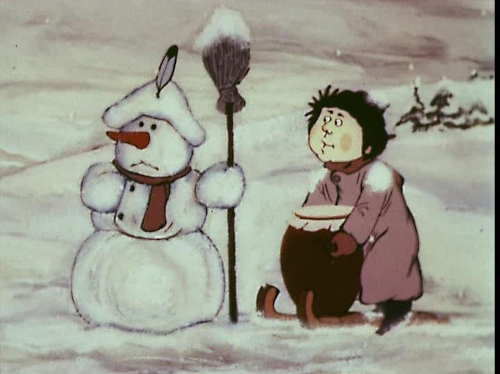 Кадр из мультфильма «Ишь ты, Масленица!», 1985 год, режиссер Роберт Саакянц