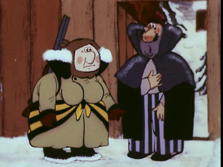 Кадр из мультфильма «Ишь ты, Масленица!», 1985 год, режиссер Роберт Саакянц