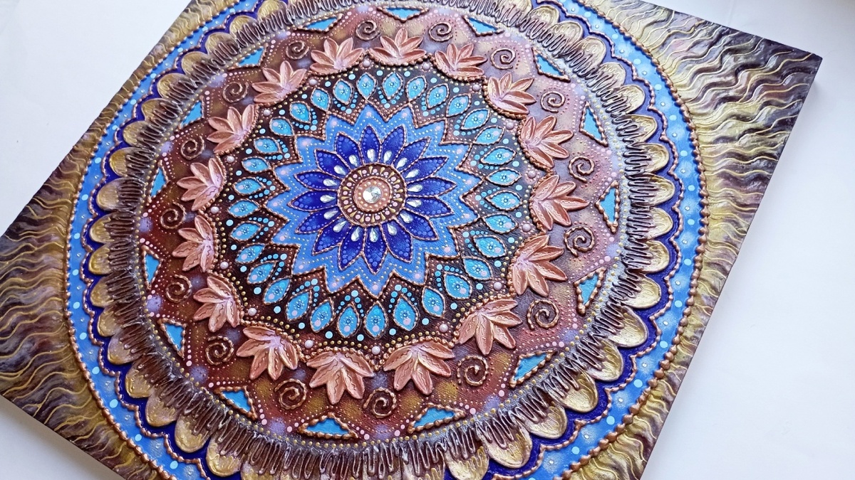 Объемная картина-мандала