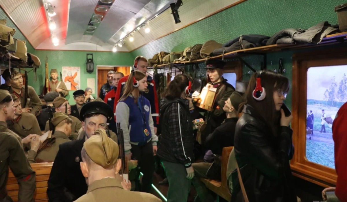     «Поезд Победы». Источник: rostov-gorod.ru Автор фото: Администрация г. Ростова-на-Дону