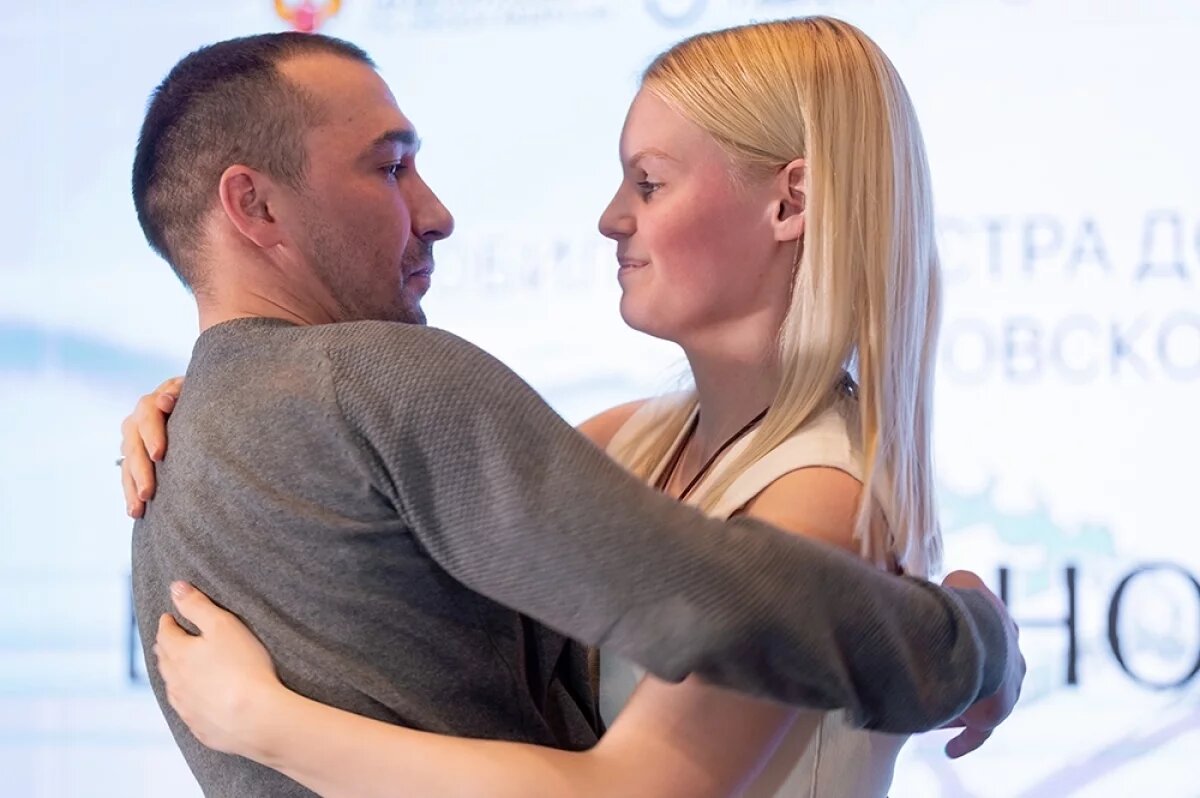    Встреча донора костного мозга и спасенного пациента.