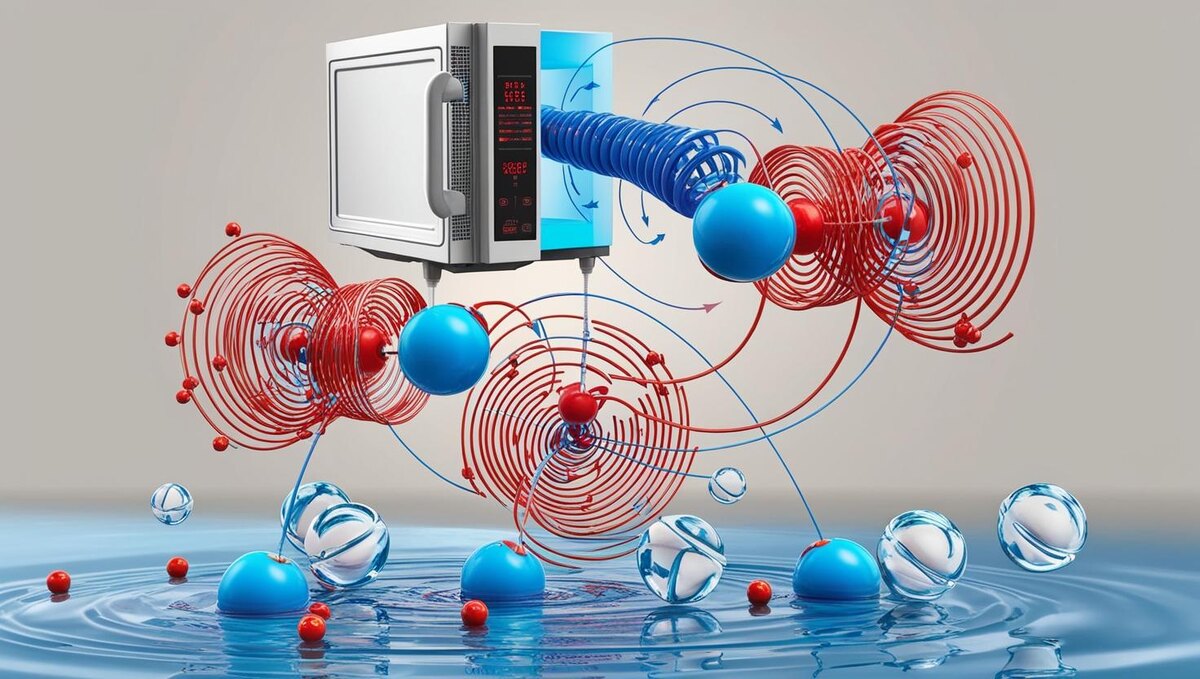 Влияние микроволн на молекулы воды