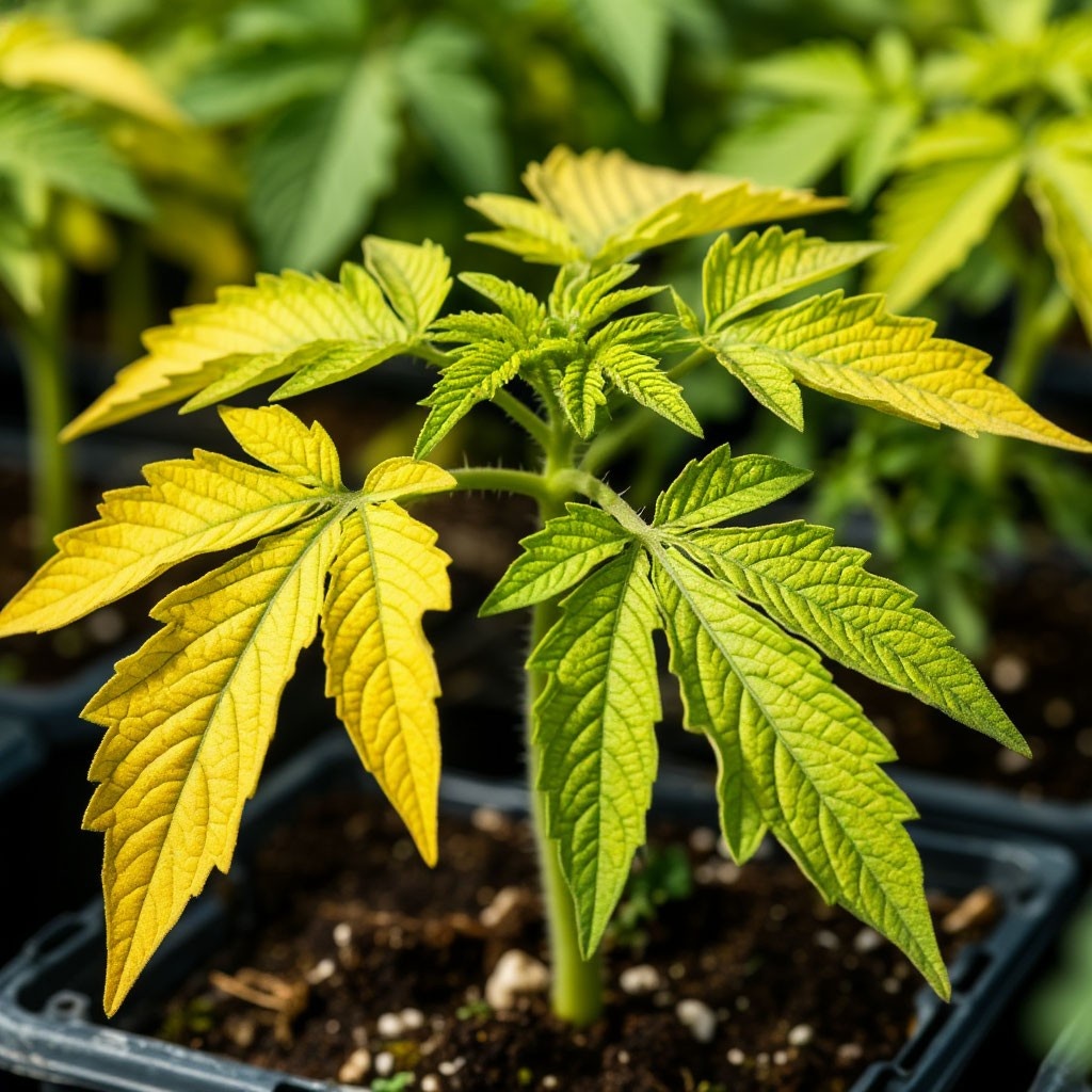 Вермикулит: скрытая угроза для здоровья вашей рассады. Хлороз на листве