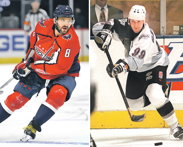 Заочный спор двух великих хоккеистов завершен, но подрастают новые Овечкины и Гретцки. Фото: AP/TASS