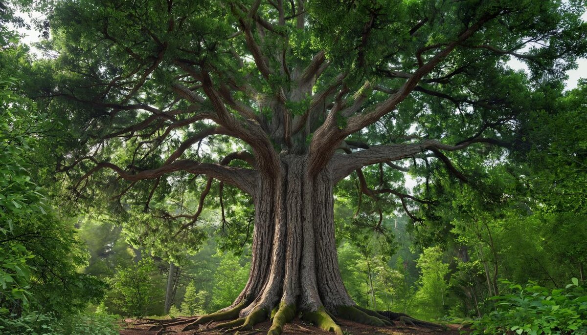Дерево Ян на Тигре находится в своей естественной среде обитания.