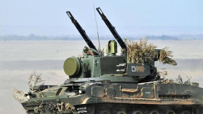 Расчёты ЗРПК «Тунгуска-М» 18 общевойсковой армии из состава группировки войск «Днепр», источник Телеграм-канал Военный Осведомитель