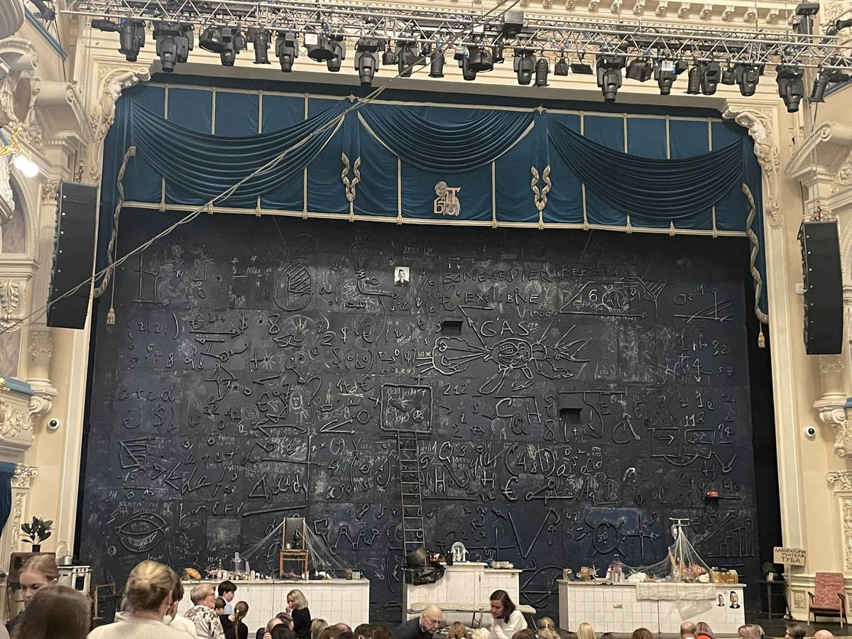 Стена, по которой артисты легко перемещаются почти вверх ногами