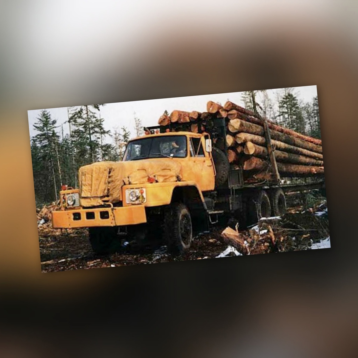 Японские лесовозы Komatsu-Nissan