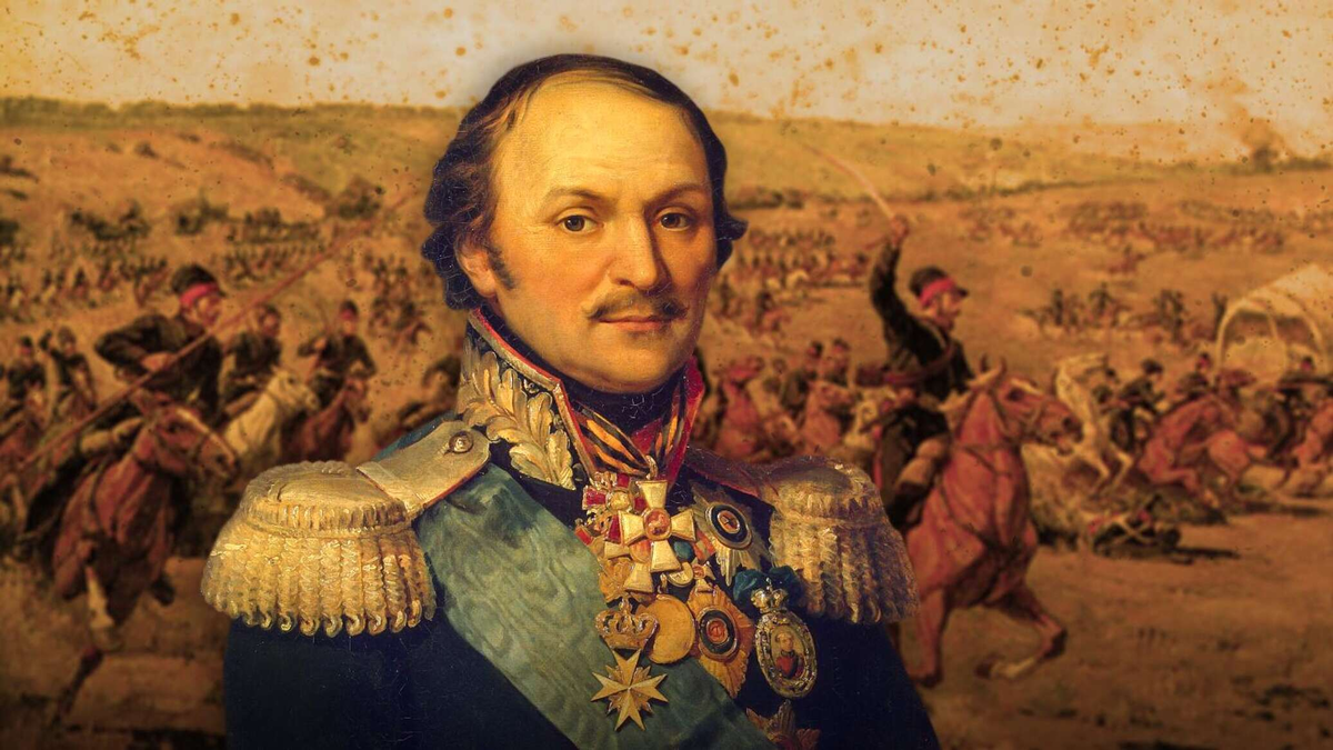 Граф, генерал от кавалерии, казачий атаман Матвей Иванович Платов (1753 — 1818). Иллюстрация из Яндекса.