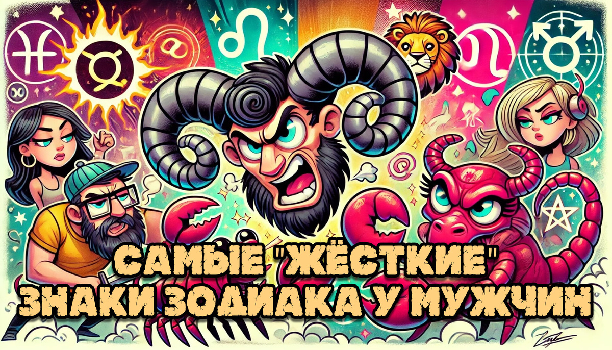 Самые "Жестокие" и "Безжалостные" Знаки Зодиака У Мужчин 
