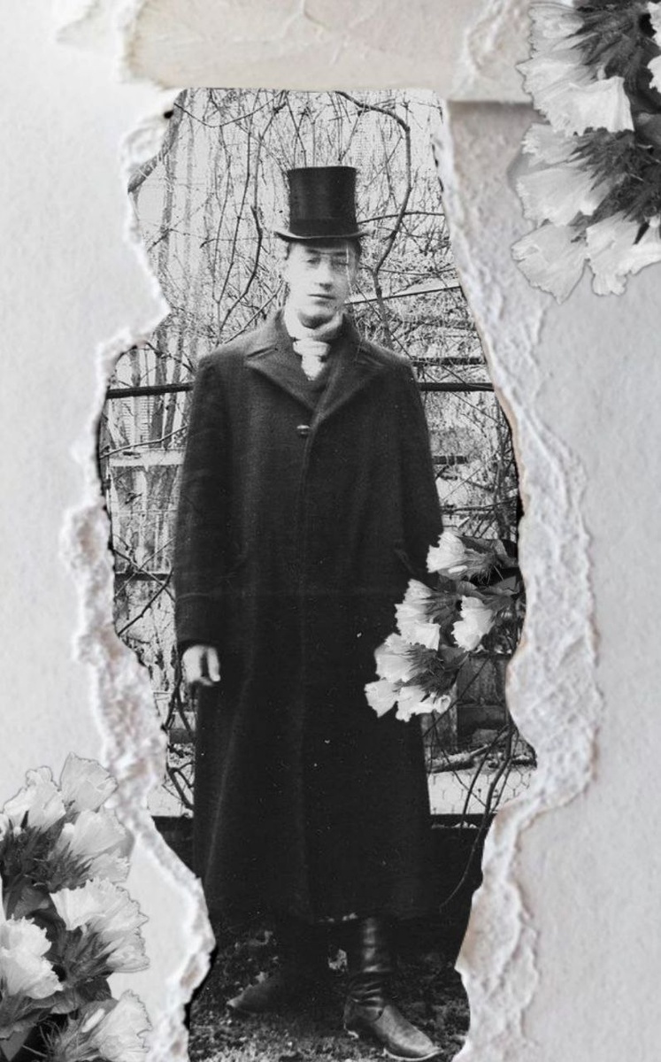 Гумилев Николай Степанович. Париж 1906 г. ℗Коллаж составила: Алина Вестор