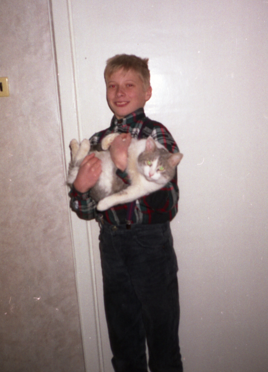 1998. Кот по-своему меня любил!