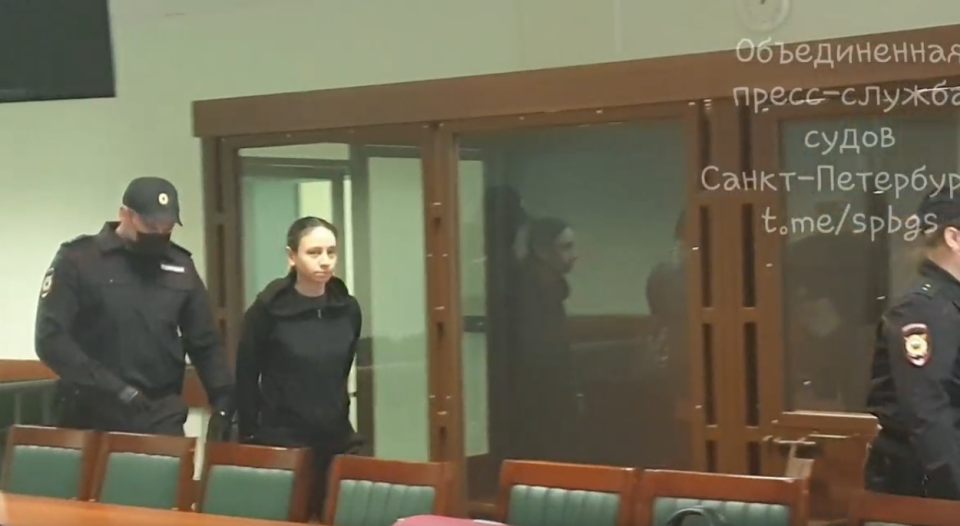    Марина Кохал в суде. Источник: Объединённая пресс-служба судов Санкт-Петербурга