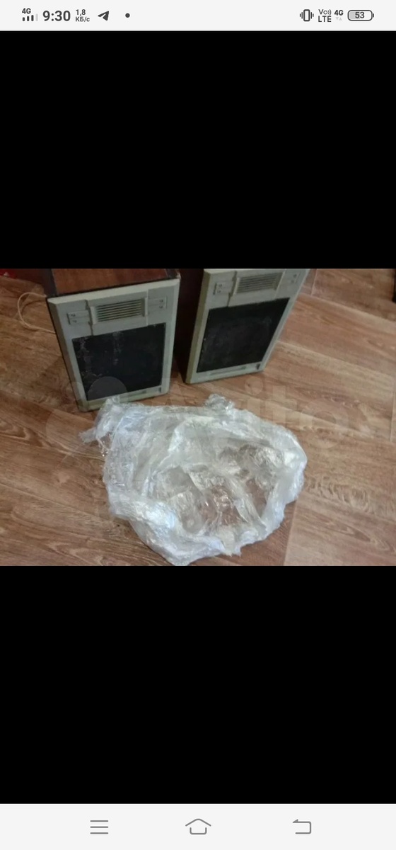 В таком состоянии были колонки 