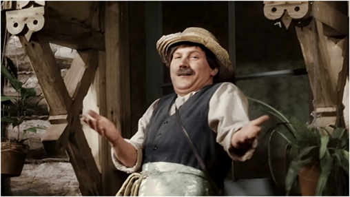 Кадр из фильма «Волга-Волга» (реж. Г. Александров, 1938, СССР). Изображение взято из открытых источников