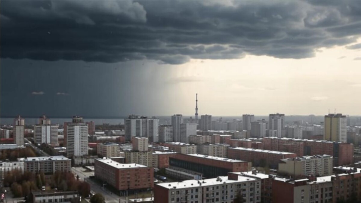 В Свердловскую область пришли дожди и сильный ветер.  Фото: Изображение сгенерировано нейросетью Kandinsky 2.0