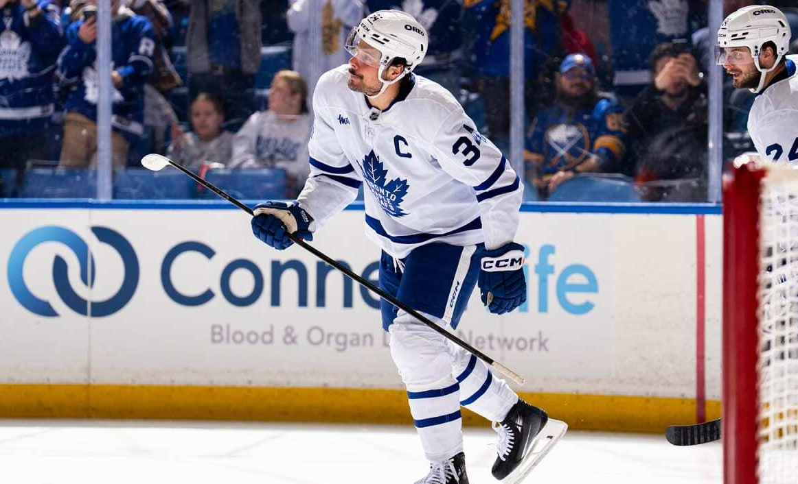 Остон Мэттьюс - супербомбардир "Торонто". Фото: НХЛ