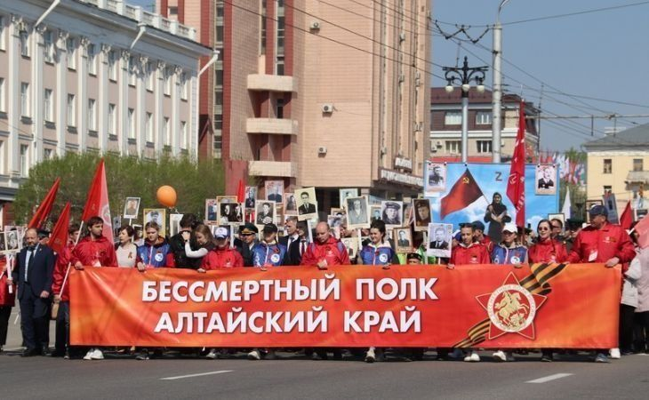 Фото:. Бессмертный полк ╱ пресс-служба Правительства Алтайского края