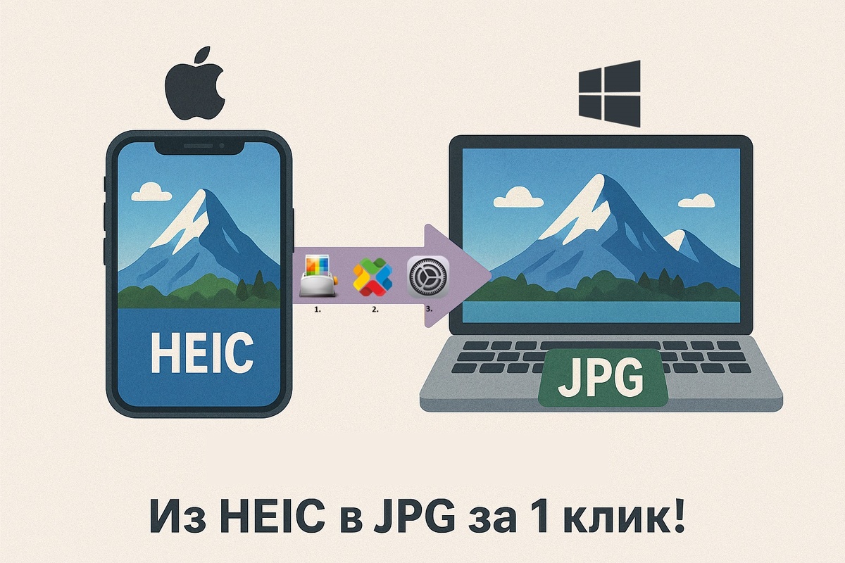 Из HEIC в JPG