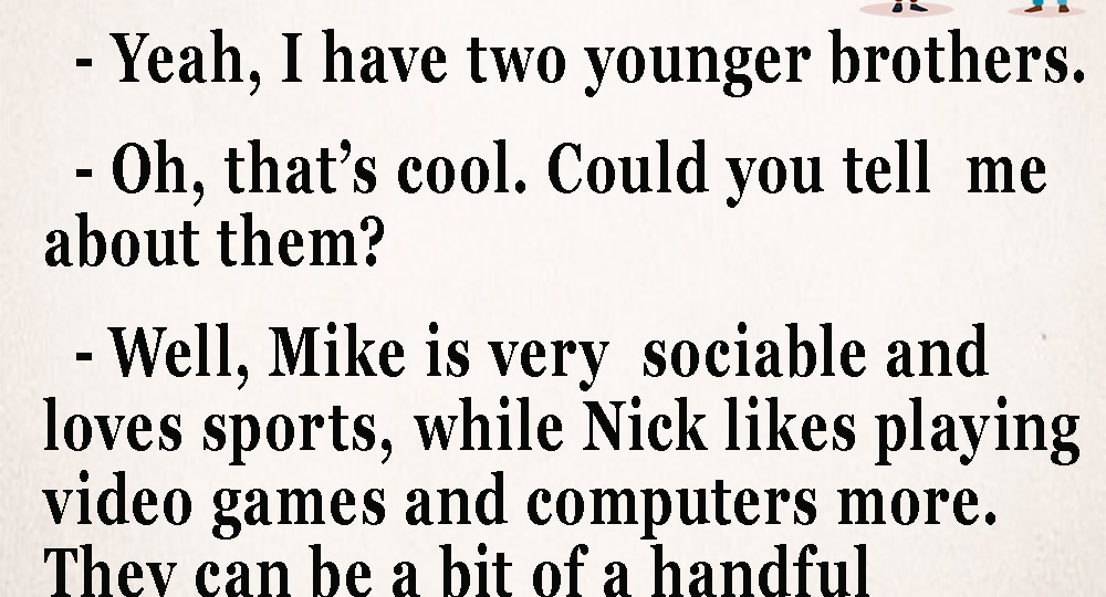 Диалоги на каждый день - №1