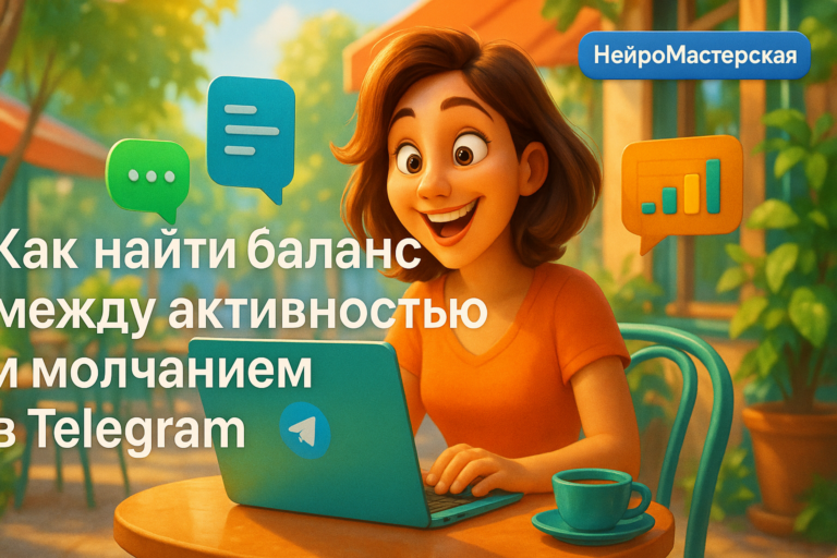    Как найти баланс между активностью и молчанием в Telegram Оксана Солдатова