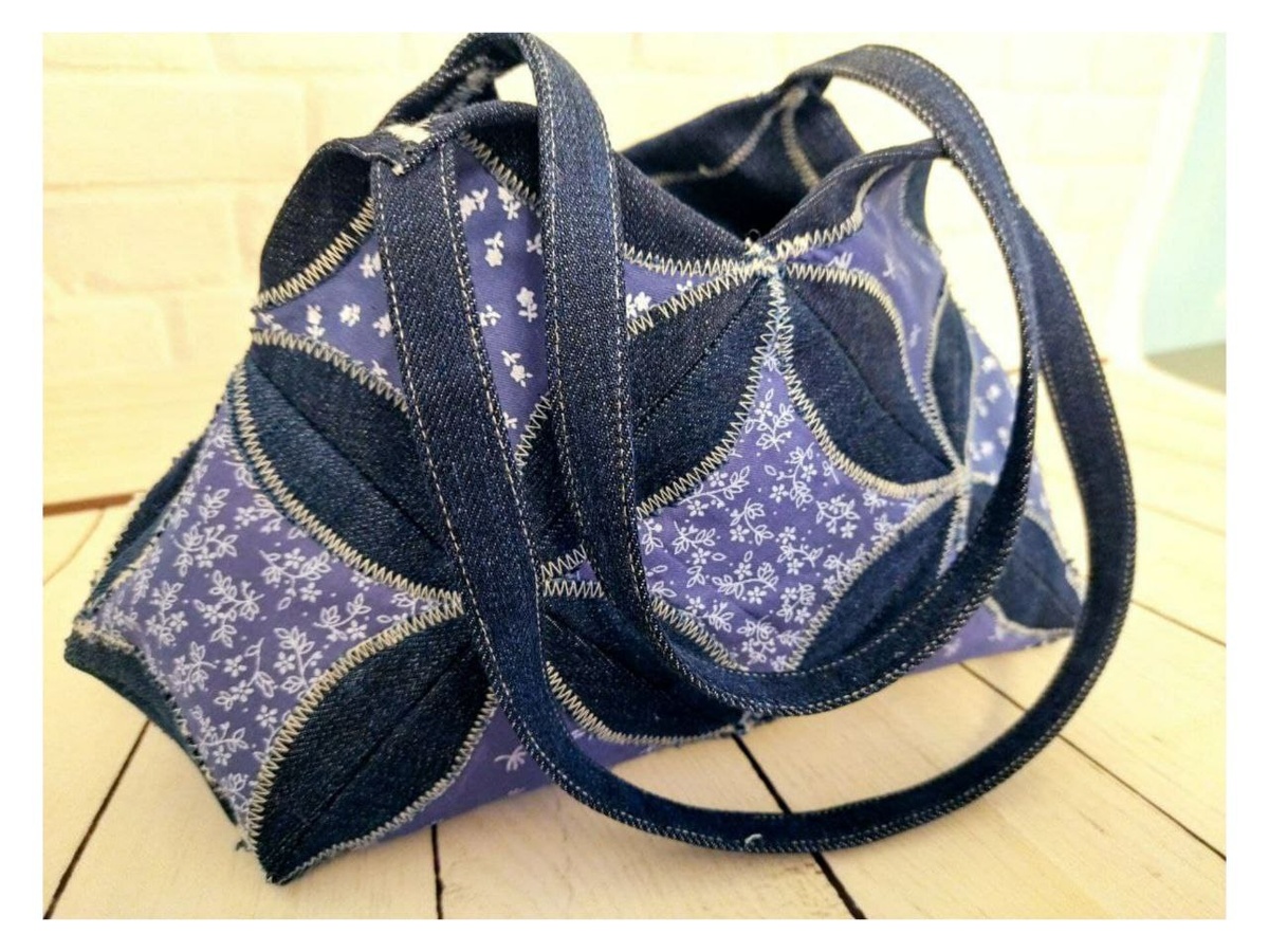 Сумка из старых джинсов