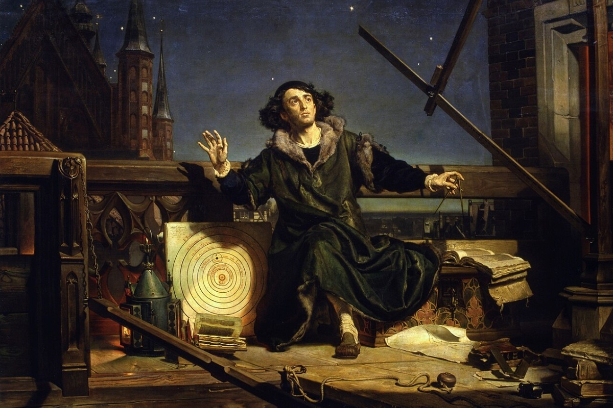    Ян Матейко, "Коперник. Беседа с Богом", 1873 г. / Ягеллонский университет