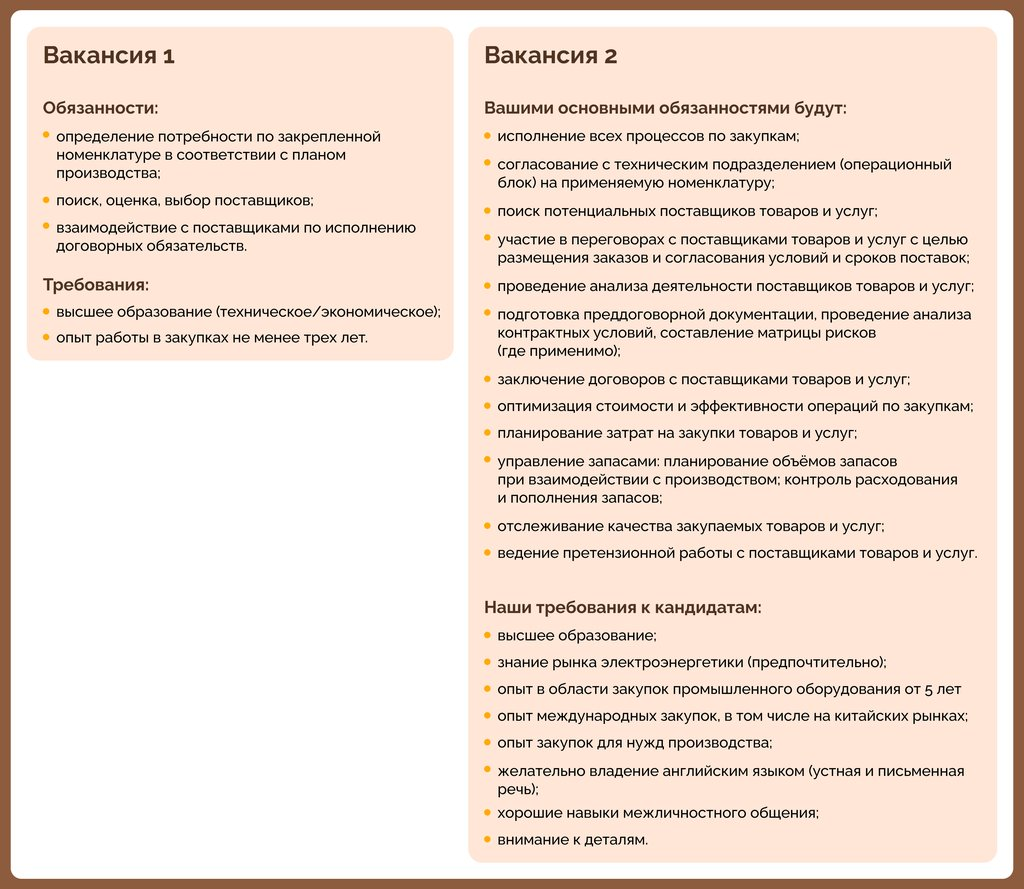 По объему требований в вакансии можно понять, что компании находятся на разных стадиях развития