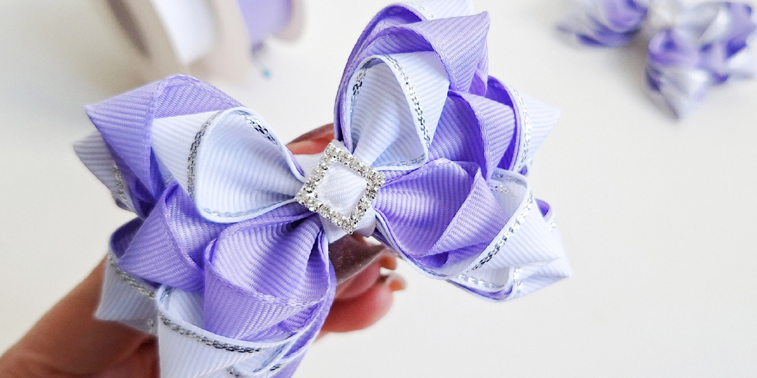 Мастер-класс. Красивые бантики из простых элементов.
