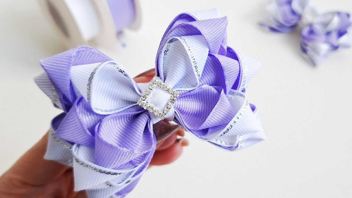 Бантики из лент. Мастер-класс. Анна Терехова.