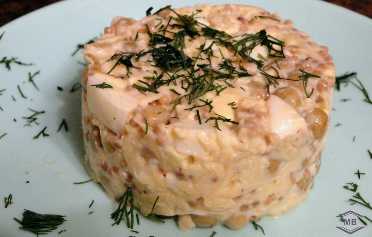 Красивая подача простого, но вкусного салата