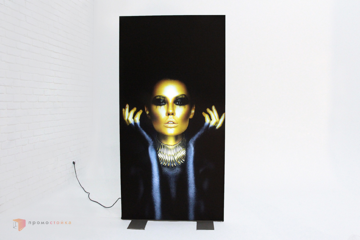 Динамический лайтбокс с белой подсветкой