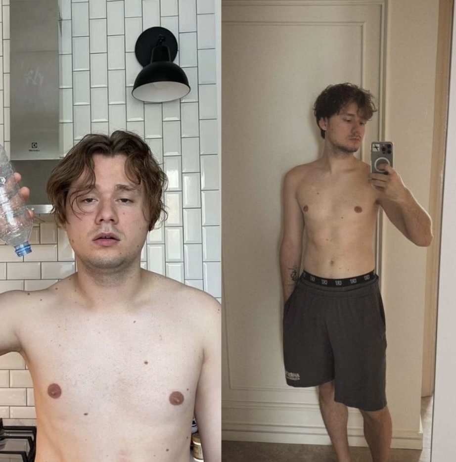 Популярный блогер Эксайл (Exile) недавно поделился в социальных сетях своими фотографиями, демонстрирующими поразительную трансформацию, произошедшую с ним за последние два года. Изменения коснулись не только его физической формы, но и стиля в одежде и причёске, что не осталось незамеченным подписчиками.

На снимках Эксайл предстал перед фанатами в совершенно новом образе. Блогер значительно похудел, подтянулся, и изменил причёску, а также продемонстрировал новый, более стильный гардероб.

"Смотрю сейчас свои фотографии, немного в шоке от преображения. Благо удалось удержать такой спад веса обильными тренировками и питание, очень счастлив, что наконец-то нашел какой никакой свой стилёк в одежде и причёске. Спасибо, конечно, сальмонелле…", - написал Эксайл в своём посте.

Последняя фраза, конечно, вызывает вопросы, и скорее всего, содержит долю иронии. Возможно, блогер намекает, что причиной резкой потери веса стало перенесенное заболевание. В любом случае, подписчики восхитились его целеустремленностью и упорством, благодаря которым он смог достичь таких впечатляющих результатов.

Изменения во внешности Эксайла вызвали бурную реакцию в социальных сетях. Подписчики оставили множество комментариев, выражая своё восхищение и поддержку блогеру. Многие отметили, что он стал выглядеть более уверенно и стильно.
