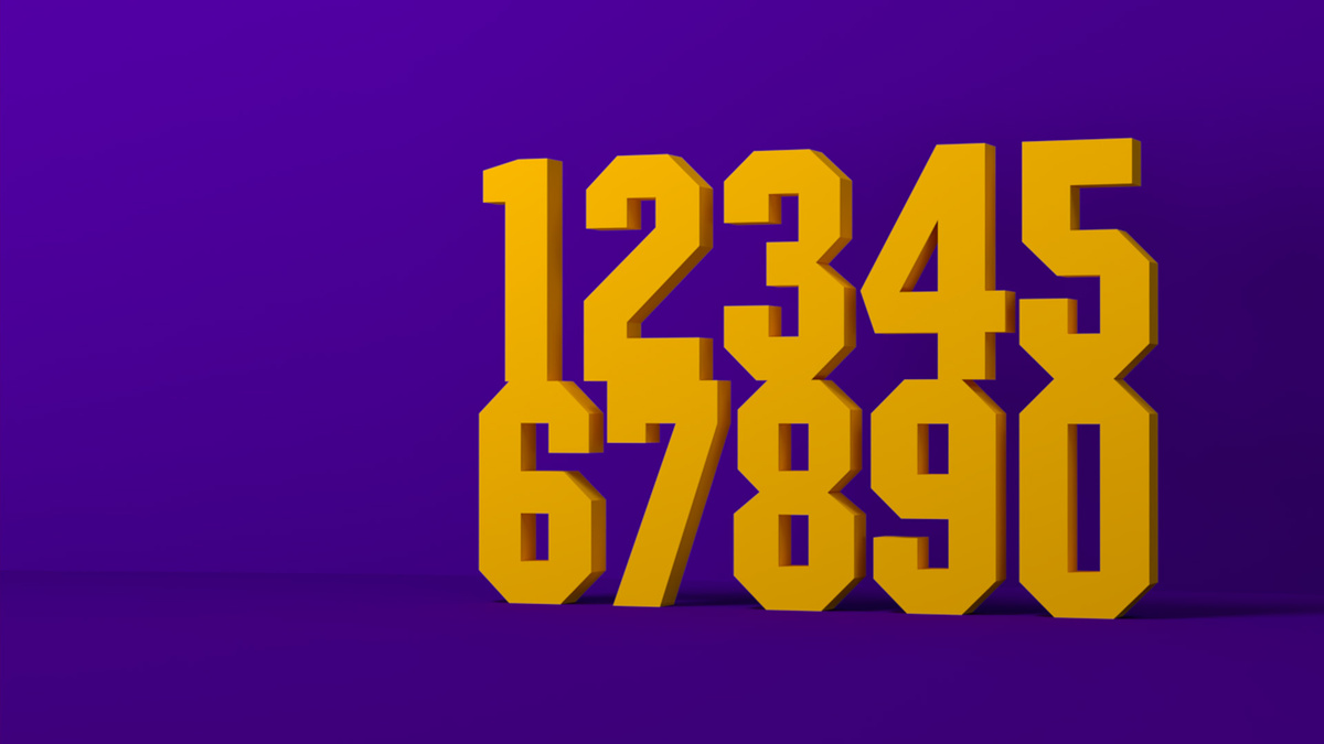 Объемные цифры из бумаги