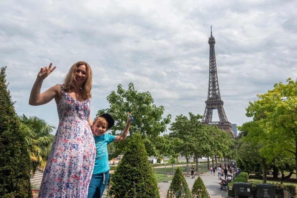 Наталья Коротченко с сыном. Фото: Максим Коротченко
