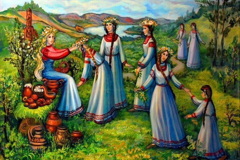 иМУСАГЕТ Русалии - праздник почитания водных дев на Руси