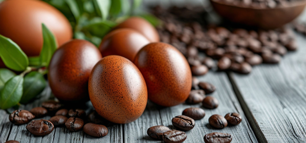 Для придания блеска, можно натереть окрашенные яйца растительным маслом