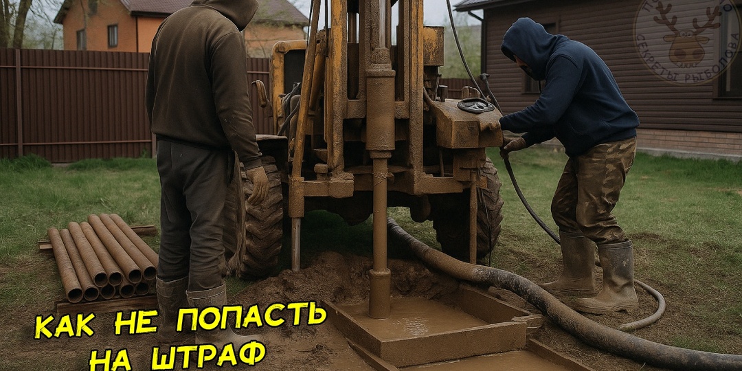 Сосед на даче скважину делал и чуть не влип. 1 важный момент закона, чтобы не попасть на штраф, когда буришь воду
