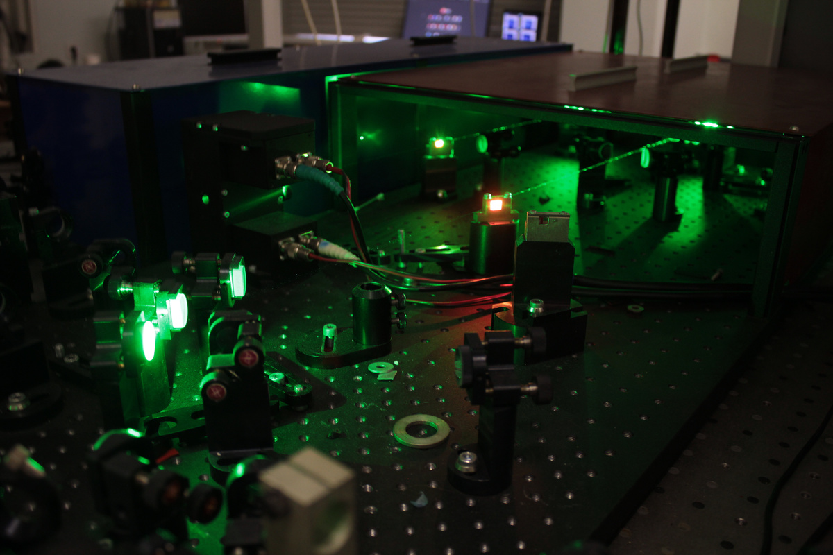Титан-сапфировый лазер. Источник: Игорь Киняевский