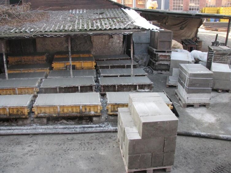 Так выглядит строительный комбинат местного значения, на котором изготавливают кустарные газоблоки неавтоклавного твердения