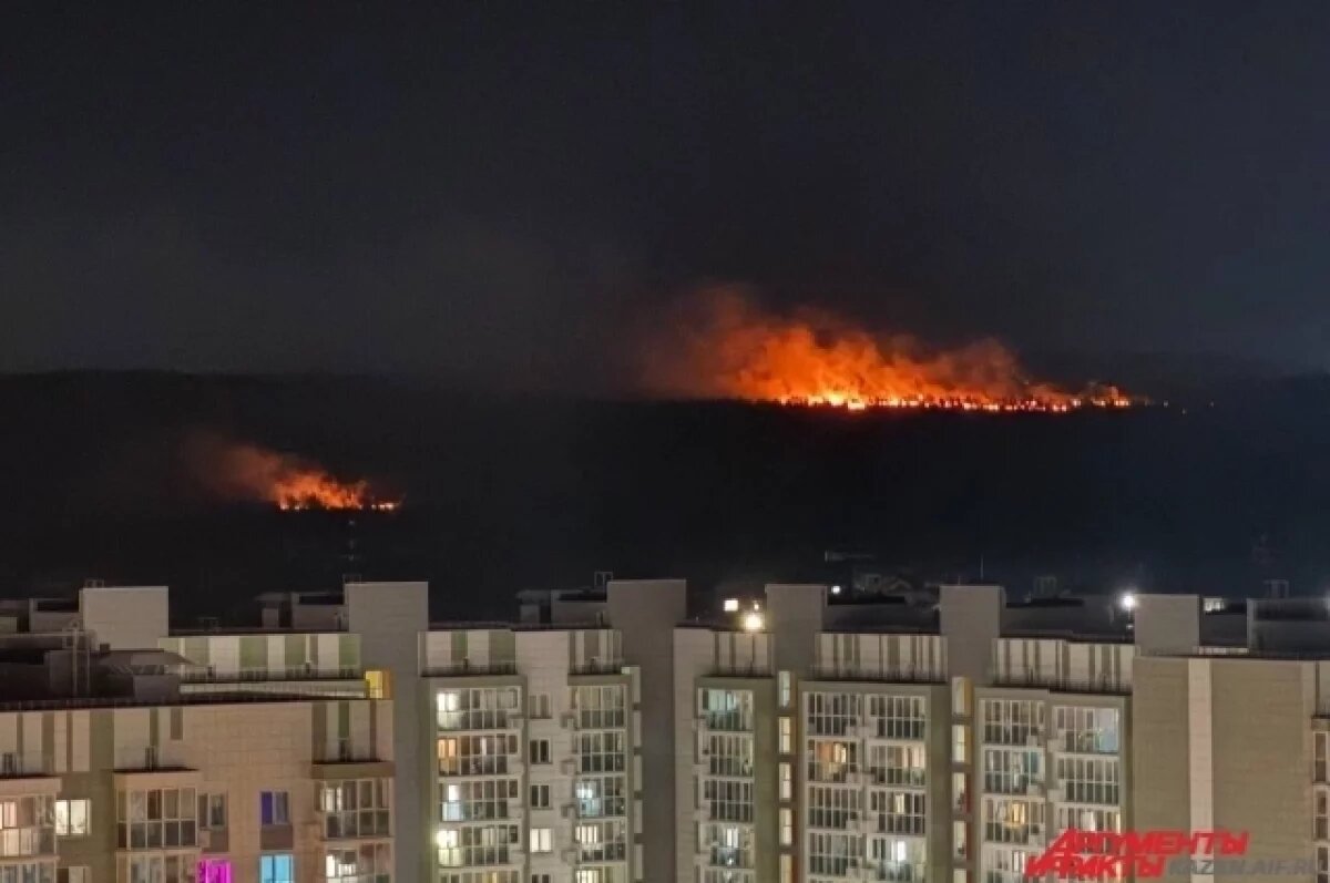    Зарево до небес и странные хлопки.