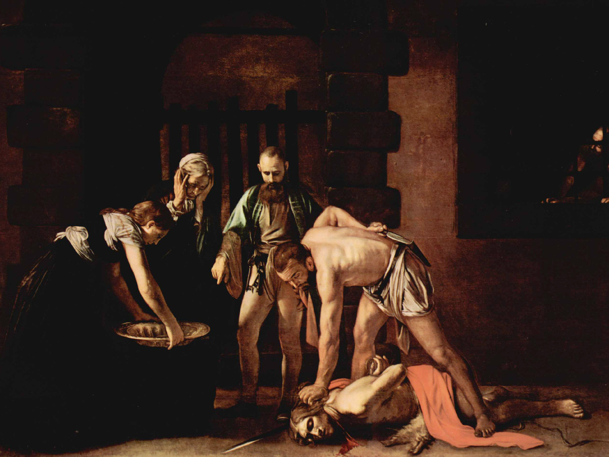 Караваджо – «Обезглавливание Святого Иоанна Крестителя»
