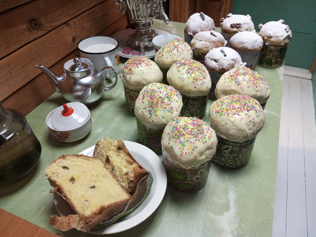 Куличи, не просто красивые, но безумно вкусные. 😋