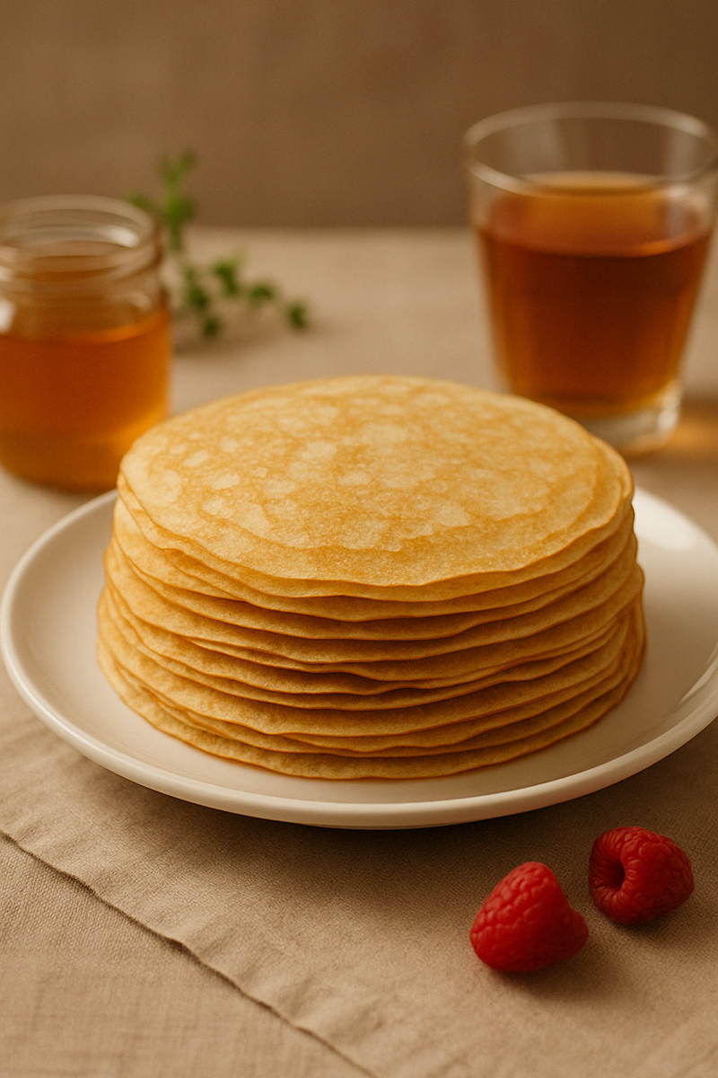 Тонкие блинчики 